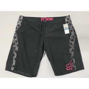 Fox Women's Secret Ride Boardie Swim Trunks Boardshorts Black Size 9